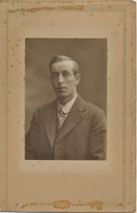 Bill Minchin in his younger days. This uncropped version comes courtesy of Simon Bartrum, whose grandmother Florence (1894-1987) was Bill's youngest sister