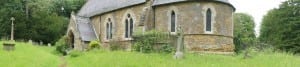 All Hallows church overlooks Wold Newton