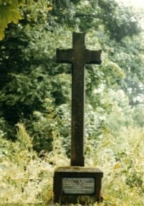 The memorial at Scallows Hall