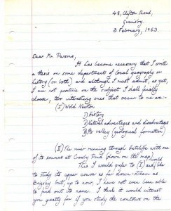 John Dale's letter to Mr Parsons