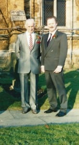Ken and John Dale. They are wearing lapel carnations and so it was probably Julie's wedding.